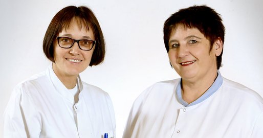 Daniele Weseonik und Gertraud Schmid-Rebatz