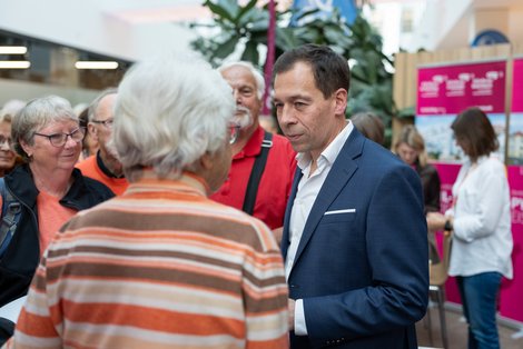 Besucher-Experten Gespräch am OÖN Gesundheitstag