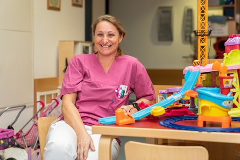 Mitarbeiterin Kinderstation