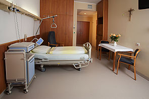 Patientenzimmer im Krankenhaus Sierning