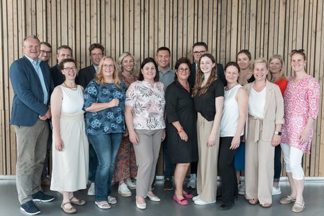 Gruppenfoto AufsteigerInnen-Fest