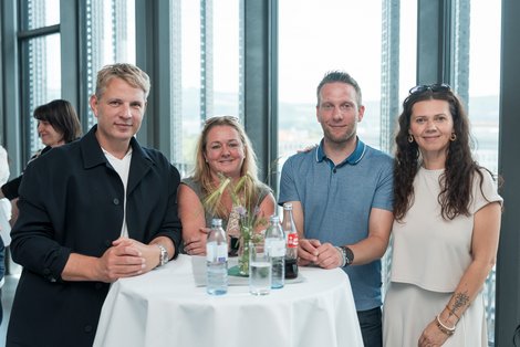 Gruppenfoto AufsteigerInnen-Fest