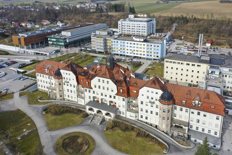 Pyhrn-Eisenwurzen Klinikum Steyr von oben