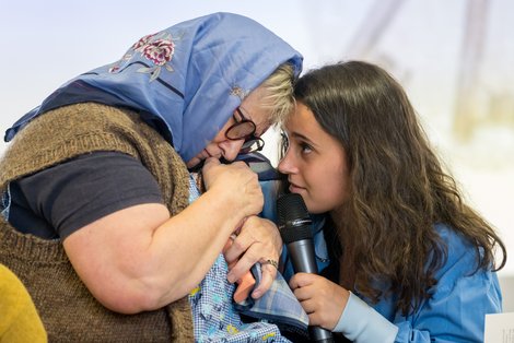 Hildegard Nachum und ihre Tochter Alina