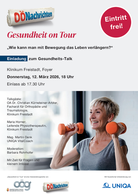 Plakat "Gesundheit on Tour"