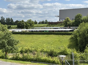PV-Anlage am Parkplatz des Klinikums Freistadt
