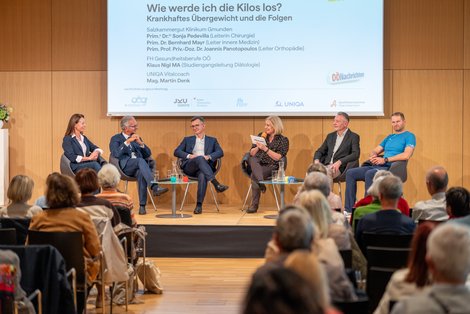 Podium OÖN Gesundheitstag Vortrag