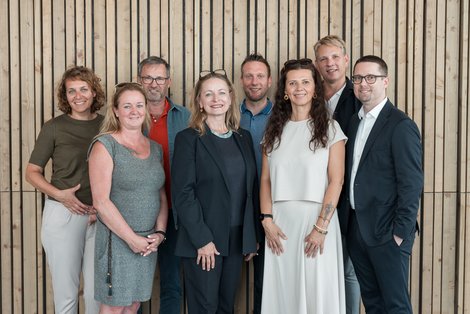 Gruppenfoto AufsteigerInnen-Fest