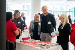 Selbsthilfegruppe Herzkinder Österreich mit ihrem Stand im Kepler Uniklinikum