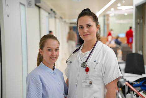 Dr.in Anastasiia Proskuriakova (r.) und Diana Panfilova (l.)