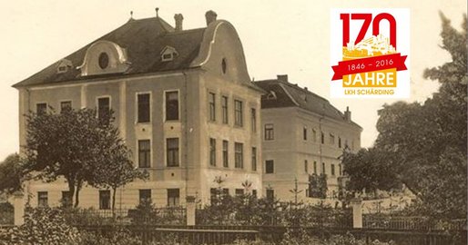 historische Ansicht des Klinikum Schärding