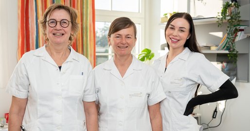 Das Team des Sozialdiensts der Neurologie