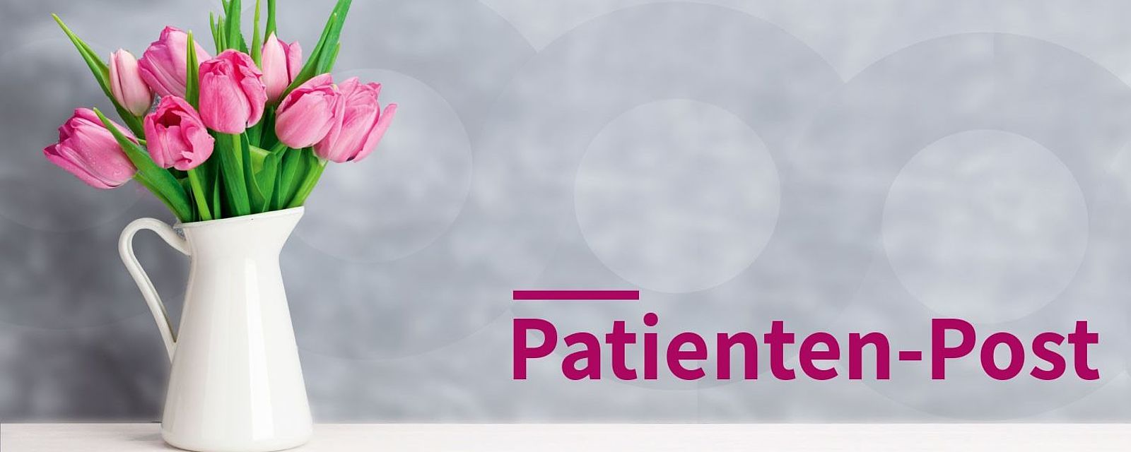 Symbolbild mit Blumen für Patienten-Post 