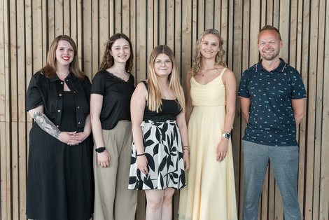 Gruppenfoto AufsteigerInnen-Fest