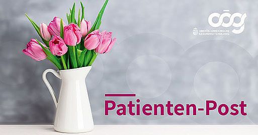 Symbolbild mit Blumen für Patienten-Post