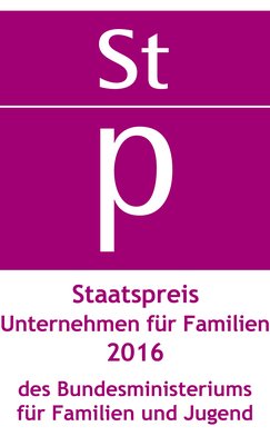 Staatspreiskennzeichen Unternehmen für Familien