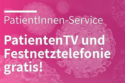 Patienten TV und Festnetztelefonie gratis!