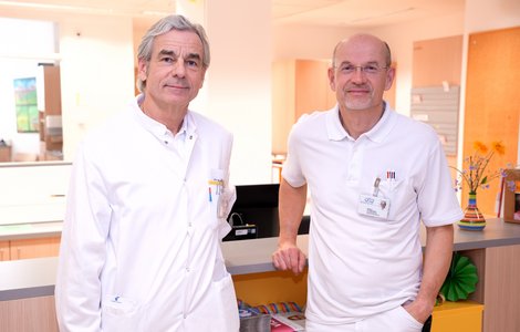 Prim. Dr. Wolfgang Baschata und OA Dr. Jürgen Bleier 