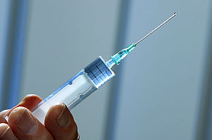 Spritze zum Impfen