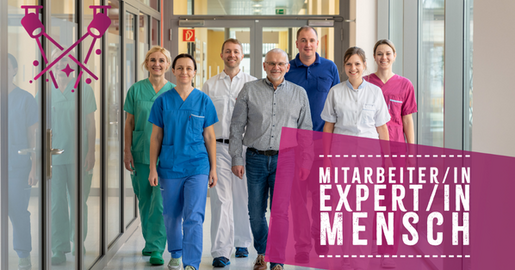 MitarbeiterInnen verschiedener Berufsgruppen im Klinikum