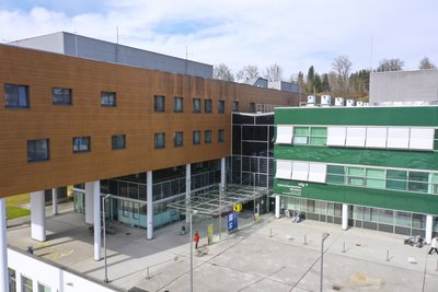 Gebäudeansicht Pyhrn-Eisenwurzen Klinikum Steyr