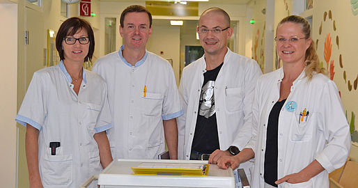 4 Personen vom Hygieneteam