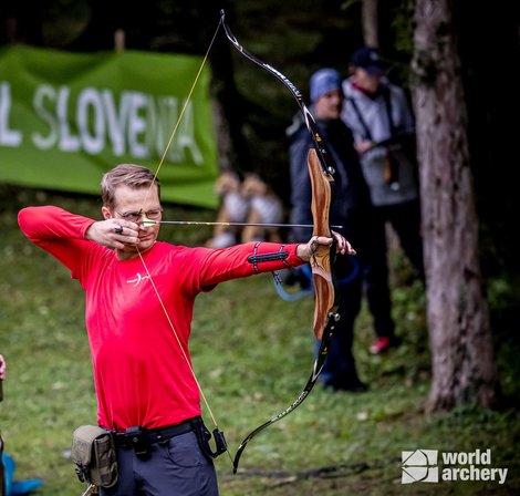 Reinhard Leixner bei der WM im Slowenischen Mokrice