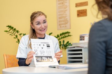 Gespräch Ärztin mit Patientin