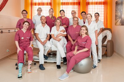 Gruppenfoto des Teams der Gynäkologie und Geburtshilfe