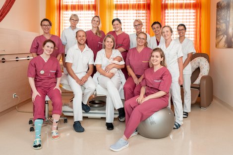 Gruppenfoto des Teams der Gynäkologie und Geburtshilfe