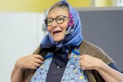 Hildegard Nachum verkleidet