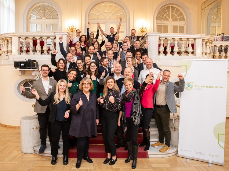Gruppenfotos KlimamanagerInnen