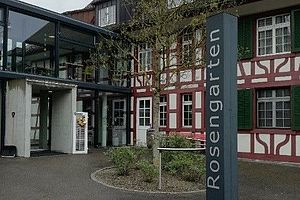 Eingangsbereich des Wohn- und Pflegezentrum „Rosengarten“ 