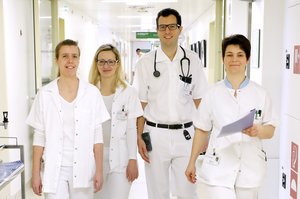 4 Mitglieder des Palliativteams