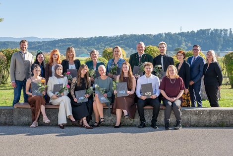 Gruppenfoto der Operationstechnischen AssistentInnen Vöcklabruck