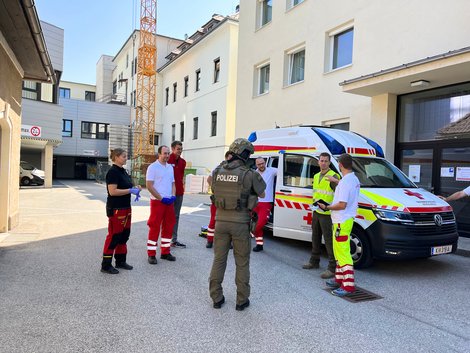 Notfalltraining der Cobra mit NotfallmedizinerInnen