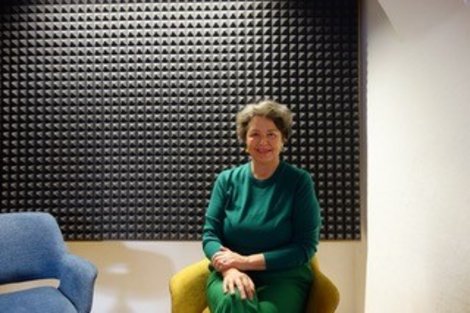 Judith Kirchmayr-Kreczi beim Interview