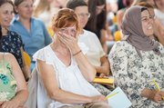 lachendes Publikum