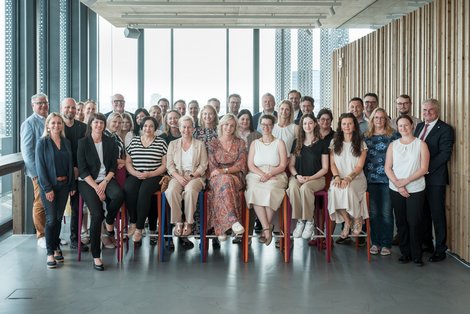 Gruppenfoto AufsteigerInnen-Fest