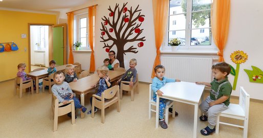 Kinder im Kindergarten