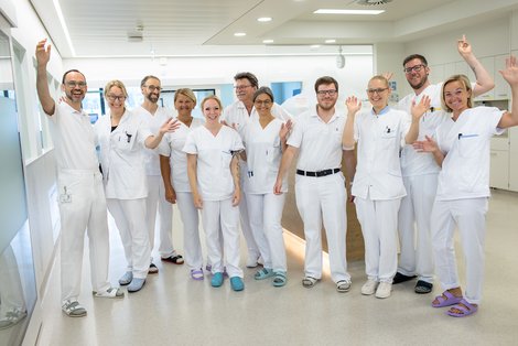 Teamfoto der Dialysestation