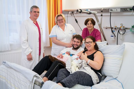 as Team des Family Centers im Pyhrn Eisenwurzen-Klinikum Kirchdorf