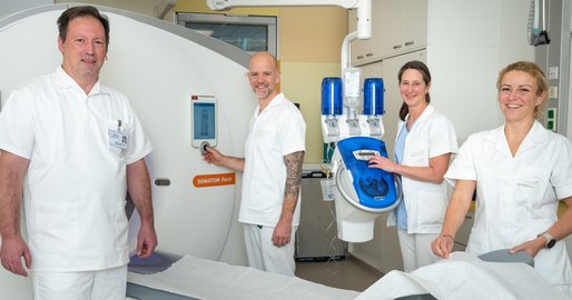 4 Mitarbeiterinnen aus der Radiologie
