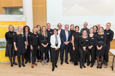 Gruppenfoto bei einer Veranstaltung