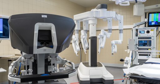 Ansicht DaVinci OP Roboter