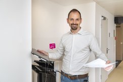 Nachhaltigkeitssticker Blatt oder Baum?