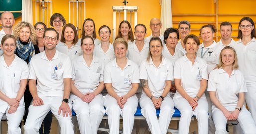 Gruppenfoto Physikalische Medizin und Rehabilitation