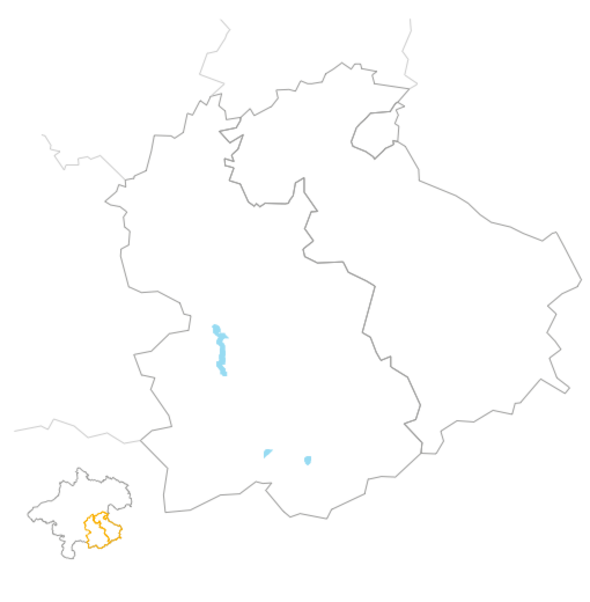 Landkarte Region Pyhrn-Eisenwurzen
