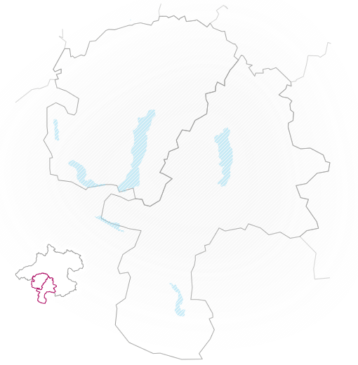 Landkarte Region Salzkammergut