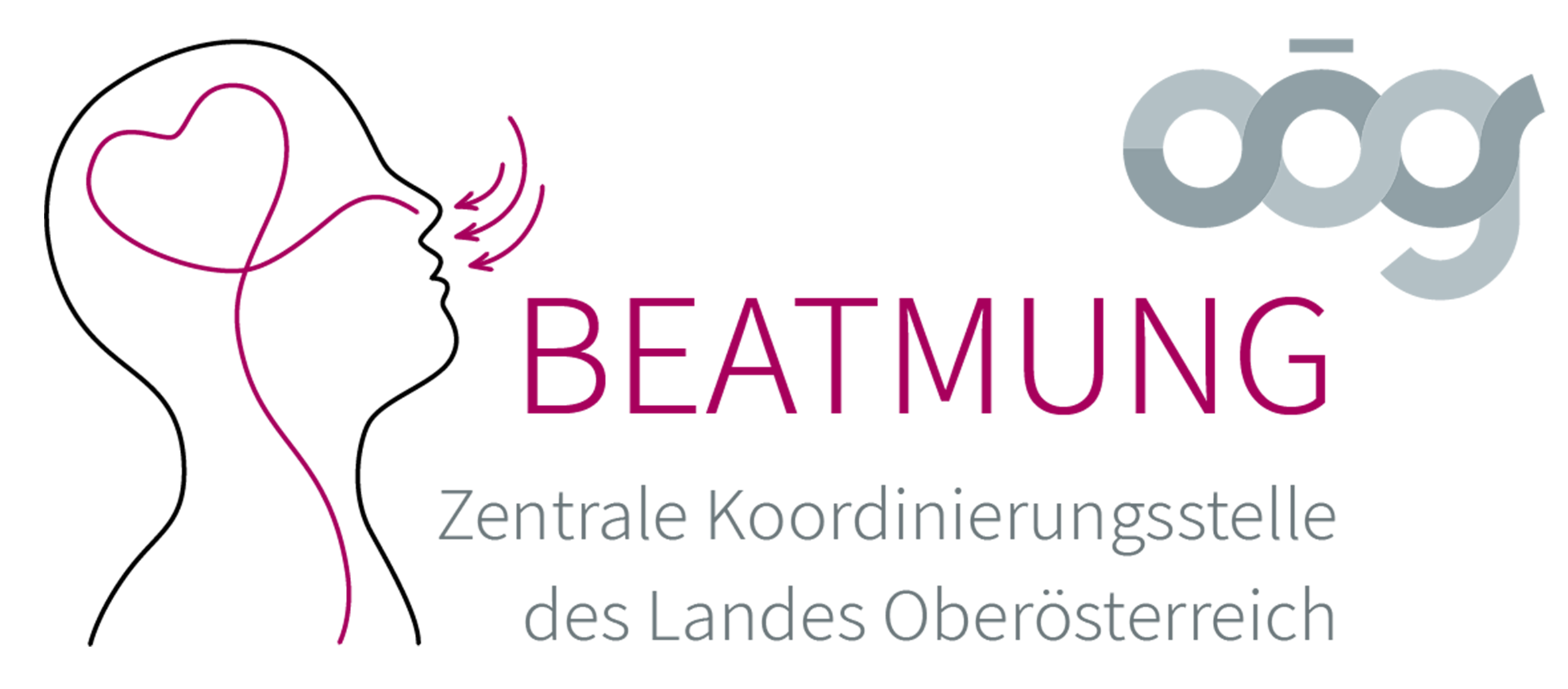 Logo Beatmung, Zentrale Koordinierungsstelle des Landes Oberösterreich für